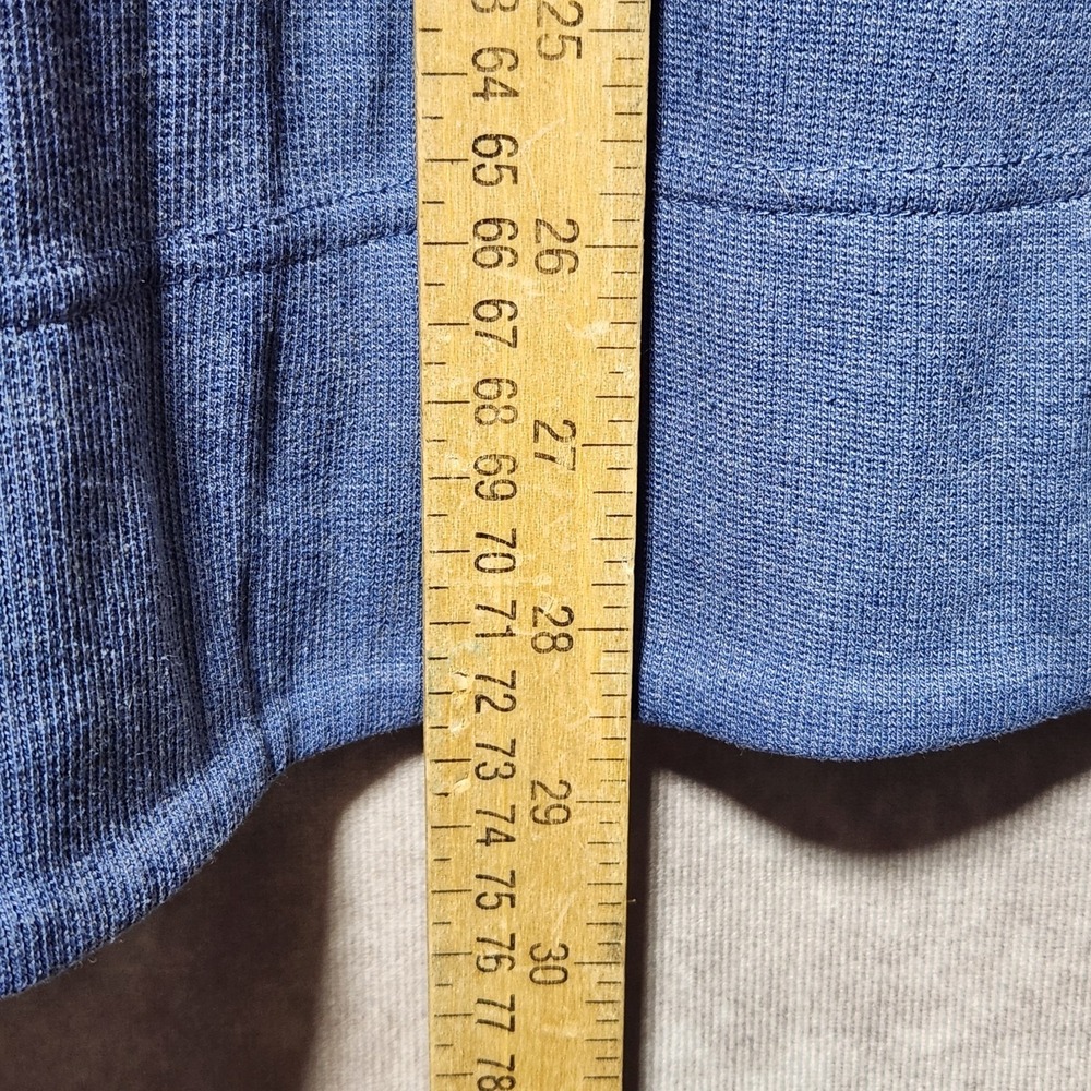 women's KUHL Rhea cowl neck Hoodie Blue pullover Terry thumbholes stretch sz XL - Picture 8 of 8